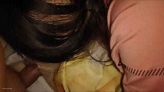 Desi Threesome, My Hot Stepsister Lick Her Clit While I'm Fucking Her Bestfriend