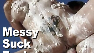 Shawna Edwards & Damien Michaels Messy Suck Fuck