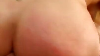 Big ass blonde enjoy anal riding