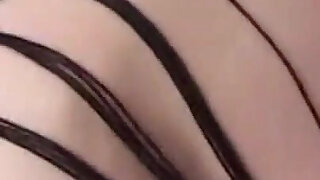 Horny brunette gets pounded from behind