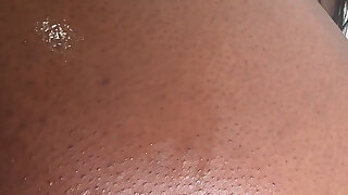 Thick Ebony Girl Takes a White Cock in Her Ass