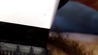 Abby Trims & Shaves Ann's Long Hair Bush