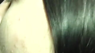 Skinny Babe Adrien Blows Huge Cock P1