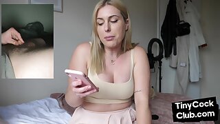 SPH femdom brit insults tiny cock incel