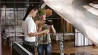 Helen and Two More Lesbians Lick Pussy and Finger Vaginas to Get Off - Private Porn Sex Videos